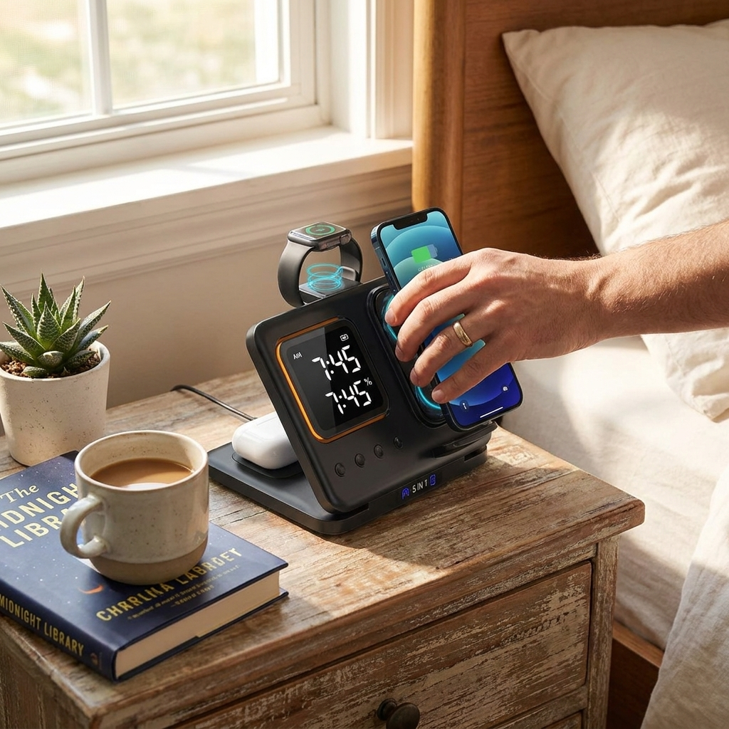 Wireless Charger Alarm lifestyle