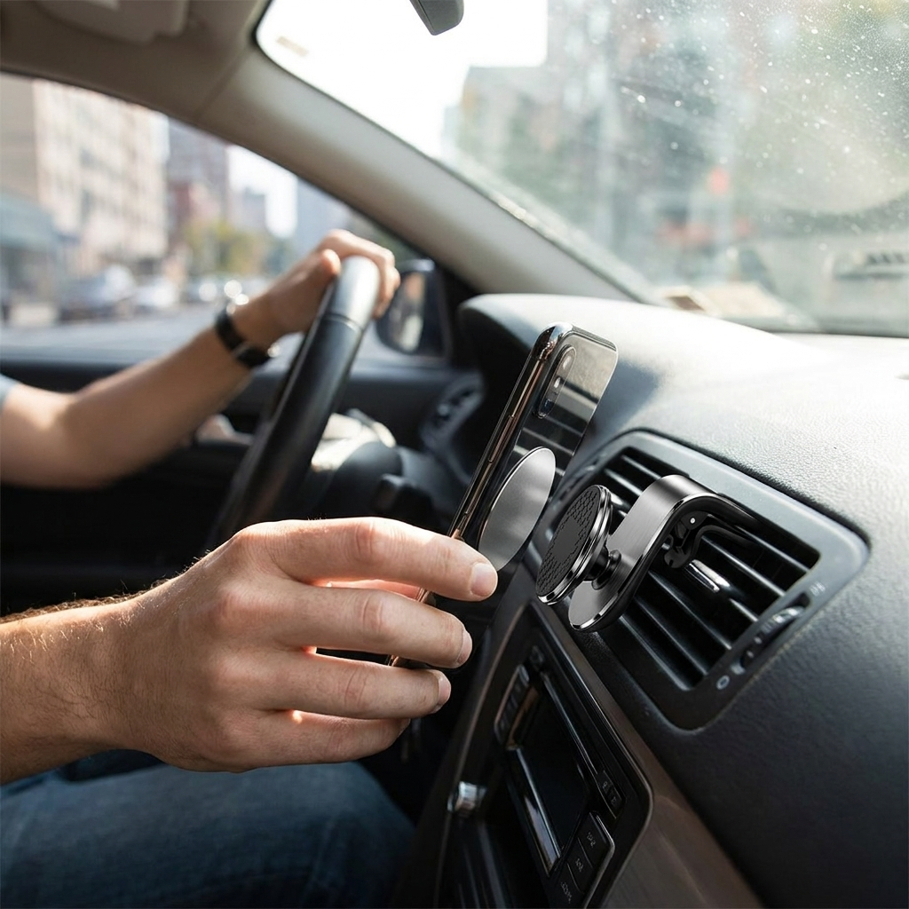 Magnetic Car Phone Holder lifestyle