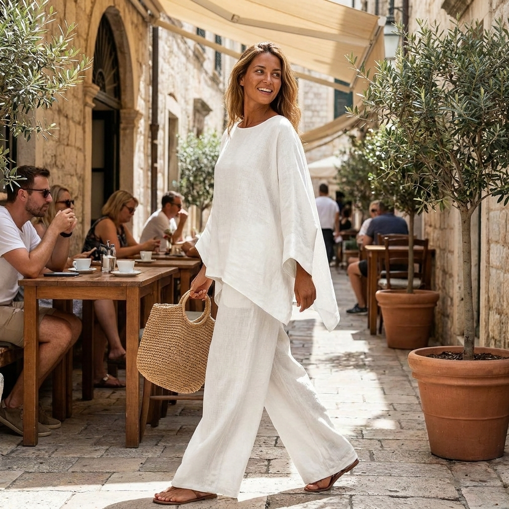 Casual Wide-leg Set lifestyle