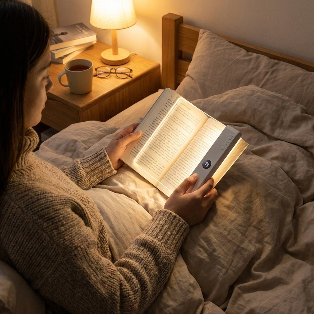 LED Tablet Reading Light lifestyle